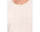Triko Karl Kani - Autograph Heavy Jersey Boxy Melange Tee - Beige