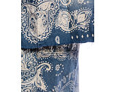 Dres - Kani Paisley Denim Baseball Shirt - Blue