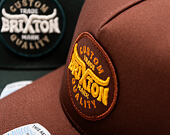 Kšiltovka Brixton - Gibson C Np Mp Trucker Hat - Brown/Off White