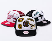 Kšiltovka Mitchell & Ness - Gridlock Trucker - Boston Bruins - White