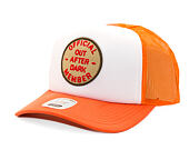 Kšiltovka Brixton - Out After Dark Np Hp Trucker H - Tangerine/Off White