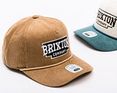 Kšiltovka Brixton - Pierson C Np Mp Snpk - Sand Corduroy
