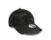 Dámská Kšiltovka New Era - MLB Wash & Distressed Denim 9TWENTY - NY Yankees - Black