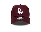 Kšiltovka New Era - MLB League Essential 9FORTY Trucker - LA Dodgers - Burgundy / White