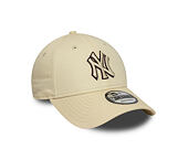 Kšiltovka New Era - MLB Team Outline 9FORTY - NY Yankees - Cream / Burgundy
