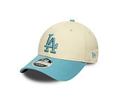 Kšiltovka New Era - MLB WS Patch Retro 9FORTY M-CROWN - LA Dodgers - Cream / Blue