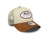 Kšiltovka New Era - Western Oval Patch Foam 9FORTY Trucker - Stone / Auburn
