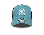 Kšiltovka New Era - MLB Contrast Stitch WS Retro 9FORTY Trucker - NY Yankees - Blue