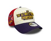 Kšiltovka New Era - UFC MMA Promo Cap 9FORTY Trucker - Cream / Purple
