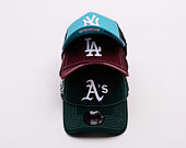 Kšiltovka New Era - MLB Contrast Stitch WS Retro 9FORTY Trucker - Oakland Athletics - Dark Green