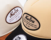 Kšiltovka New Era - Western Oval Patch Foam 9FORTY Trucker - Black / White