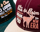 Kšiltovka New Era - Wild Cord 9FIFTY - Burgundy / Stone