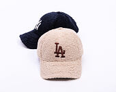 Kšiltovka New Era - MLB Borg Teddy Fleece 9FORTY - LA Dodgers - Cream