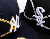 Kšiltovka New Era - MLB Chain Wrap 59FIFTY - NY Yankees - Navy