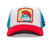 Kšiltovka Capslab - Smurfs Trucker - Papa - Red / Blue