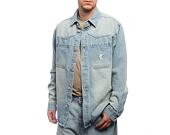 Džínová Košile Karl Kani - Og K Western Denim Overshirt - Blue