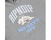 Mikina Rip N Dip - White Panther Hoodie - Heather Grey