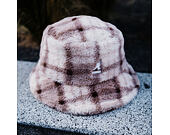 Klobouk Kangol - Faux Fur Bucket - Beige Multi Plaid