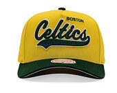 Kšiltovka Mitchell & Ness - Harvest Gold Pro Crown - Boston Celtics - Gold/Green