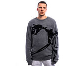 Svetr Rip N Dip - Fossil Mohair Knit Sweater - Charcoal