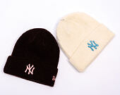 Dámský Kulich New Era - MLB Wide Cuff Beanie - NY Yankees - Burgundy / Royal