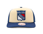 Kšiltovka Mitchell & Ness - NHL Vintage Block Trucker - New York Rangers - Cream