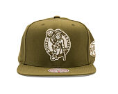 Kšiltovka Mitchell & Ness - NBA Fashion Basic Snapback - Boston Celtics - Olive