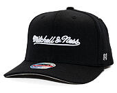 Kšiltovka Mitchell & Ness - Branded Script Stretch  - Black