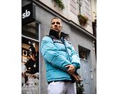 Péřová Bunda Karl Kani - Retro Essential Puffer Jacket - Blue