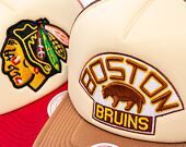Kšiltovka Mitchell & Ness - NHL Vintage Block Trucker - Boston Bruins - Cream