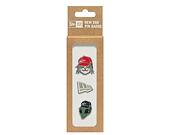 Připínáček New Era - Branded 3× Cap Pin Set - Silver