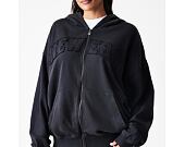 Mikina New Era - Branded Washed Full-Zip Hoody - Black
