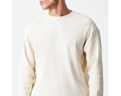 Triko New Era - Branded Longsleeve Waffle Tee - Cream