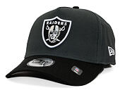 Kšiltovka New Era - NFL Charcoal Drop 9FORTY A-Frame - LAs Vegas Raiders - Steel Clouds / Black