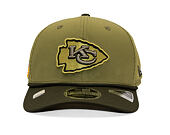 Kšiltovka New Era - NFL25 "Salute to Service" - 9SEVENTY Stretch-Snap - Kansas City Chiefs