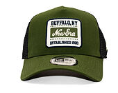 Kšiltovka New Era - Branded Patch Trucker 9FORTY Trucker - Rifle Green