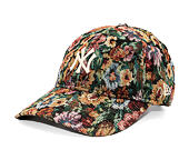 Dámská Kšiltovka New Era - MLB Womens Floral 9TWENTY - NY Yankees - Black / Cream