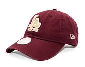 Dámská Kšiltovka New Era - MLB Boucle 9TWENTY - LA Dodgers - Burgundy / Cream