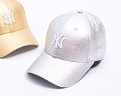 Dámská Kšiltovka New Era - MLB Metallic 9FORTY - NY Yankees - Silver