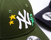 Dětská Kšiltovka New Era - MLB Kids Space Icon 9FORTY - NY Yankees - Rifle Green