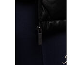 Bunda Karl Kani - Metal Signature Pu Leather Puffer Jacket - Black