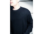 Triko New Era - Branded Longsleeve Waffle Tee - Black