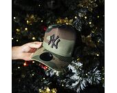 Kšiltovka New Era - MLB Clean Trucker 9FORTY Trucker - NY Yankees - Woodland Camo / Black