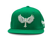 Kšiltovka Reflection Luxury Shine Loud Snapback - Joker Green / White