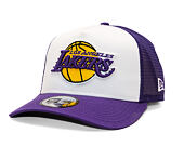 Kšiltovka New Era - NBA Side Patch 9FORTY - A-Frame Trucker - LA Lakers - Purple