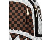 Batoh Sprayground Cream And Brown Tear Check Backpack