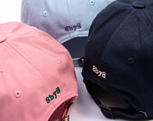 Kšiltovka 8by8 - Dadcap - "shhh! I'm introverting" - Baby Pink/Green