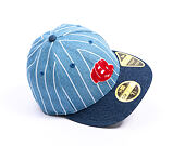 Kšiltovka New Era - 59FIFTY Low Profile Day - Pinstripe Denim Indigo