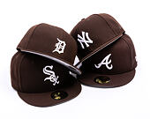 Kšiltovka New Era - MLB Seasonal 59FIFTY - Detroit Tigers - Burnt Wood - Brown