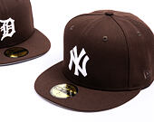 Kšiltovka New Era - MLB Seasonal 59FIFTY - NY Yankees - Burnt Wood - Brown